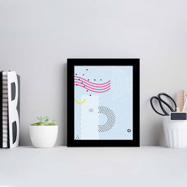 Wallity Cuadro decorativo enmarcado multicolor SCT-072